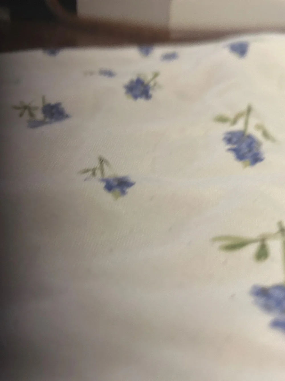 Kyte BABY Crib Sheet with Blue Floral Print